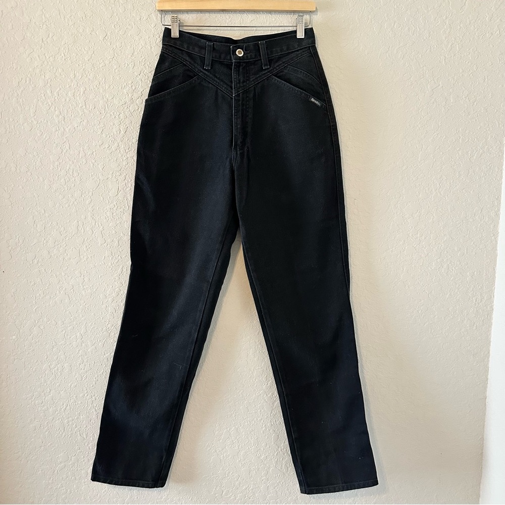 Women's Black Straight Leg Jeans